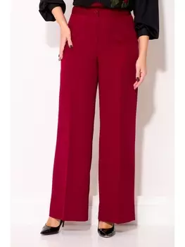 Брюки 35204 бордовый