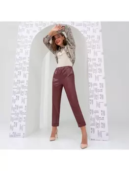 Брюки 354443 (В тик-ток (марсала))