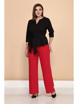 Брюки 376/275 красный с черным