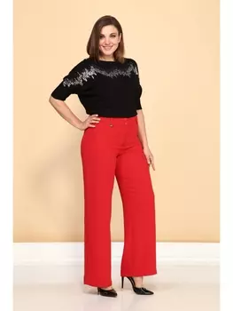 Брюки 376С красный