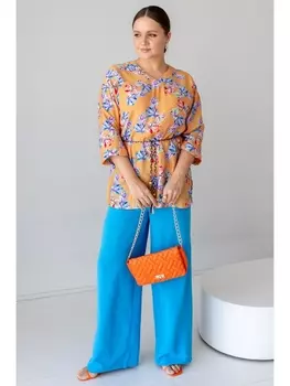 Брюки АБ-013к синий коралл