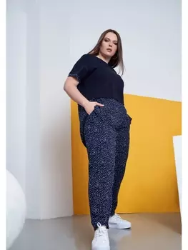 Брюки Брюки 2860 синий принт