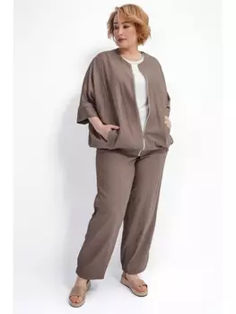 Брюки Брюки из вискозы коричневые арт.3624