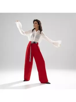 Брюки Lifestyle (рэд, с поясом)