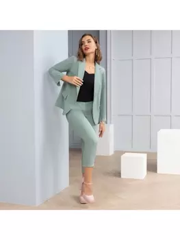 Брюки На дефиле (нежная мята)