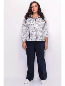 Брюки Прямые брюки со стрелками, синие арт.3361