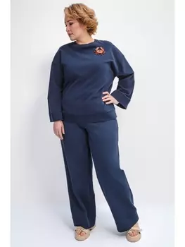 Брюки Трикотажные брюки, синие арт.3720