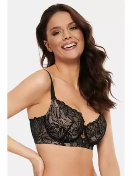 Бюстгальтеры 39157 ALLOURE ЧЕРНО-БЕЖЕВЫЙ Бюст