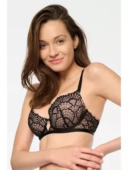 Бюстгальтеры 39545 SARAY ЧЕРНО-БЕЖЕВЫЙ Бюст