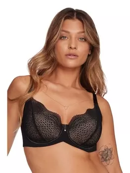 Бюстгальтеры 39994 TIERRA ЧЕРНО-БЕЖ. Бюст