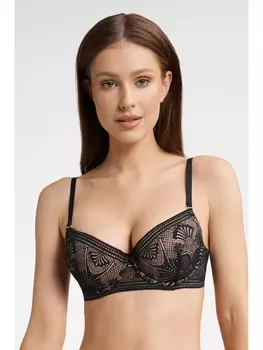 Бюстгальтеры 40170 TINGLE ЧЕРНО-БЕЖ. Бюст