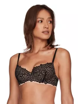 Бюстгальтеры 40341 TROPHY ЧЕРНО-БЕЖ. Бюст
