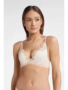 Бюстгальтеры 40485 KAVI БЕЛО-БЕЖЕВЫЙ Бюст