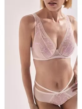 Бюстгальтеры Бюстгальтер Glossy Iris M Bralette Beige/Pink