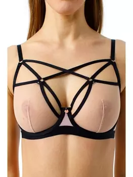 Бюстгальтеры Бюстгальтер "мягкая чашка" со стрэпами Topless 83126-25