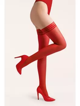 Чулки 644 Calze Lux Red