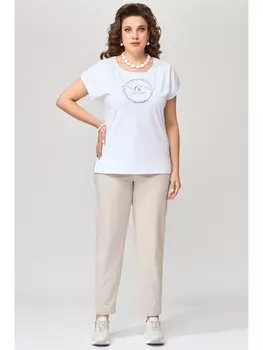 Джинсы 20232 бежевый