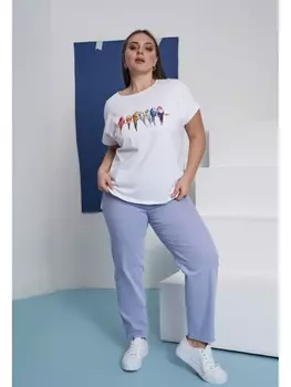 Джинсы Джинсы 2947 сиреневые