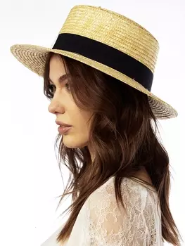 Головные уборы 10-9 соломенный (бежевый)