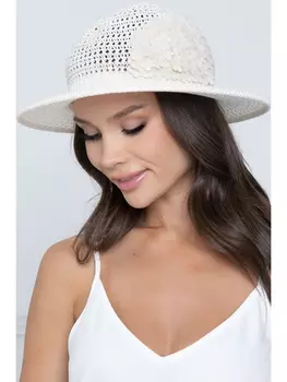 Головные уборы ШАПКА ВИНСЕНЗА (БЕЙЖ ФЛОВЕРС)