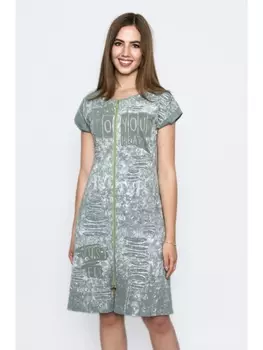 Халаты Халат Fly кулирка, хаки