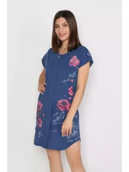 Халаты Халат Элли кулирка, индиго