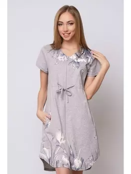 Халаты Халат Подснежник кулирка, серый