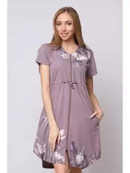 Халаты Халат Подснежник кулирка, какао