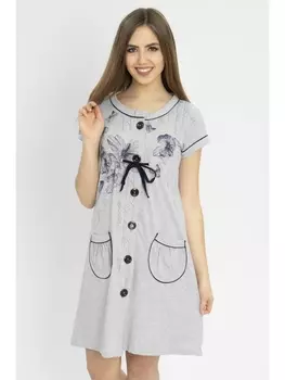 Халаты Халат Ваниль кулирка, серый