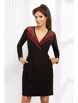 Халаты Jasmine dressing gown Black