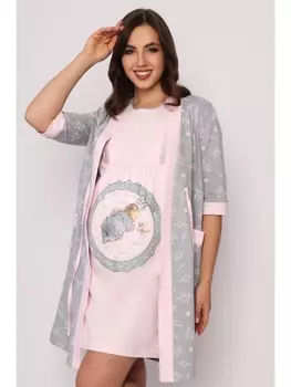 Халаты Комплект Карапуз, серый