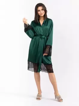 Халаты Пеньюар Таинственная (изумруд) ДОГИ14.10.2021-02Т