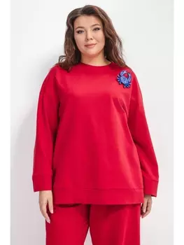 Худи, толстовки Красный свитшот арт.3721