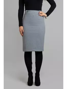 Юбка 1053 Серая ёлочка