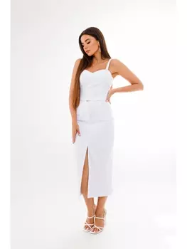 Юбка 1397 белый