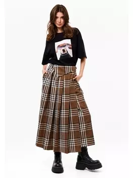 Юбка 2008 принт клетка