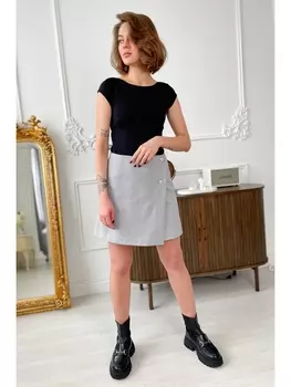 Юбка 2186 серый