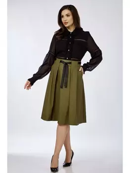 Юбка 225 оливка