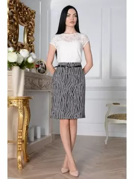 Юбка 3206 серый