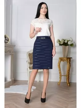 Юбка 3408 синий