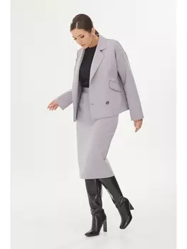 Юбка 4352 серый