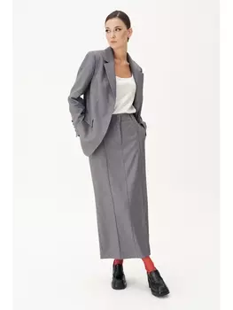 Юбка 4875 серый