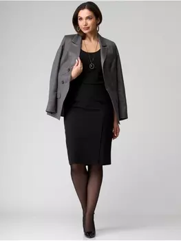 Юбка 603 черный однотон