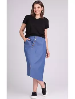 Юбка 6208 синий