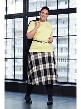 Юбка Юбка 2417 черная клетка