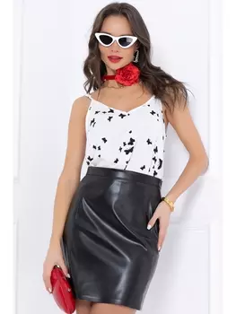 Юбка ЮБКА РОЗАННА (БЛЭК ЛЕЗЕР)