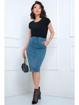 Юбка ЮБКА СТИЗАНО (ДЕНИМ)