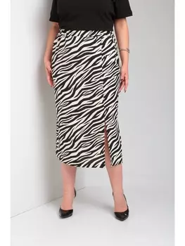 Юбка М152 молочно-черный