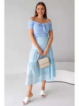 Юбка МЮ-951 небесный