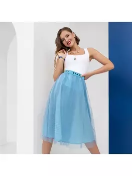 Юбка Уроки итальянского (аквамарин)